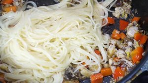 Спагетти с Копчёной Скумбрией.