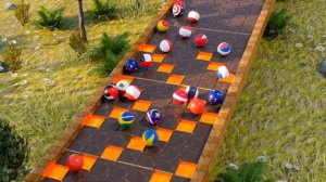 Marble Race Countries Lava Survival - Marble Race Countryballs 3D