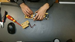 Fixing a powered speaker amplifier plate - BEHRINGER Eurolive B215d