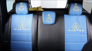 Установка чехлов из экокожи Почин на Рено Дастер