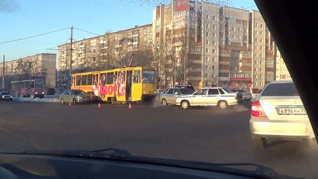 По Череповцу на авто. ч.1.