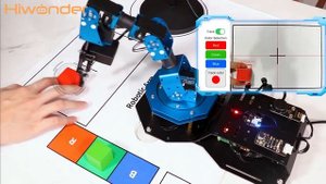 Роботизированный манипулятор с камерой технического зрения