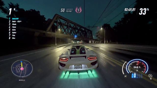 NfS Heat: 918 Spyder the „NightTank“ смотреть онлайн
