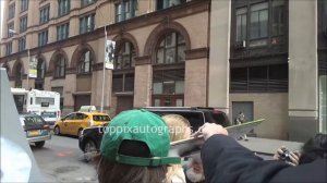 Melissa George - SIGNING AUTOGRAPHS while promoting in NYC