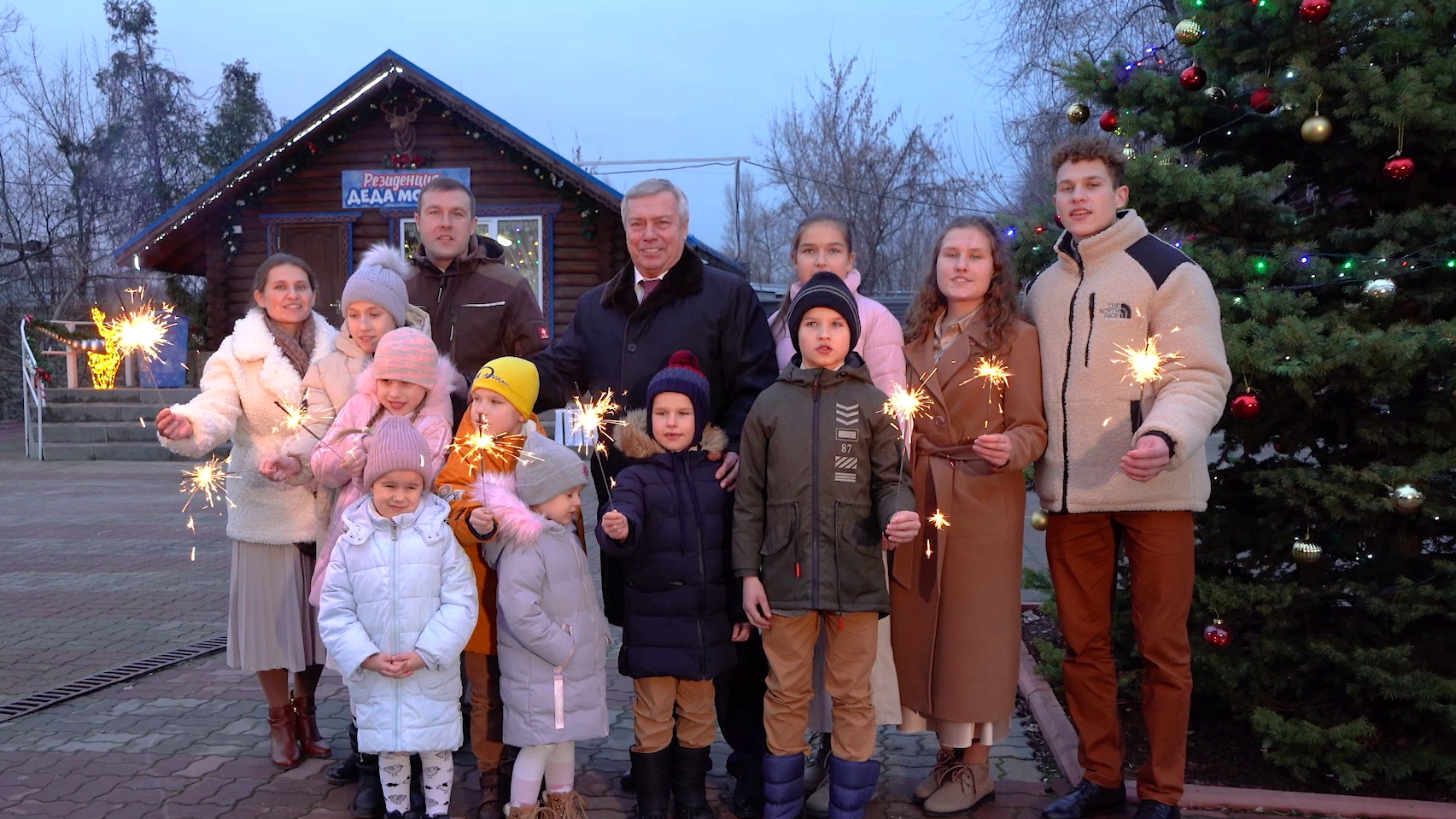 Новогоднее поздравление Губернатора Ростовской области В.Ю.Голубева