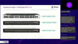 Резервирование электропитания на коммутаторах SNR. Новинки линейки