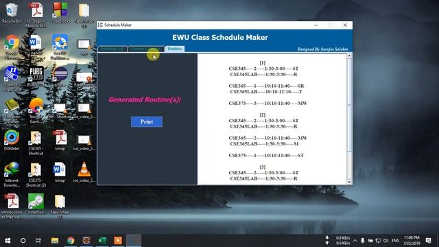 Class Schedule Maker App || Java Swing Using Eclipse IDE смотреть онлайн