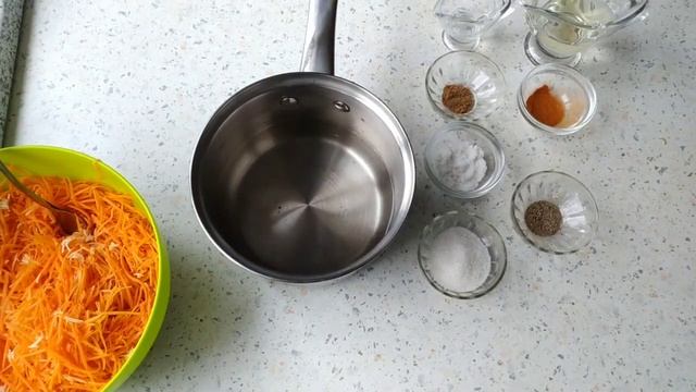Морковь по - корейски. В маринаде.