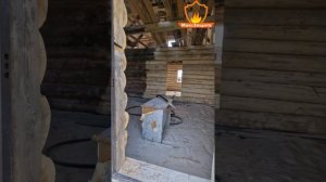 Пескоструйная обработка деревянного дома