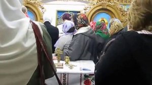 Изгнание бесов Отец Василий из Покровского собора в Донецке