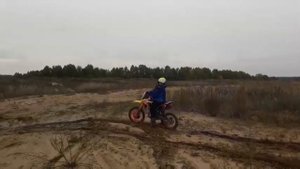Бернаут на питбайке ATAKI 125 Limited Edition Часть - 1