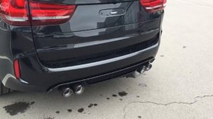 bmw x5 f85 звук выхлопа  akrapovic