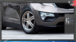 Kia Sportage 2015 Virtual Car Tuning | Adobe Photoshop Cs6