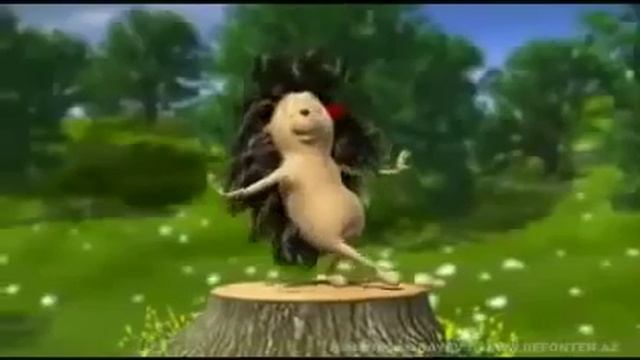 Танцующий ёжик .Позитивный мультик. Смешной короткий мульт.Прикол