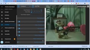 Ip камера из смартфона, для Home Assistant (MotionEye)