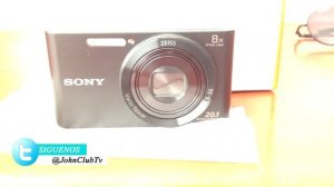 UNBOXING CAMARA SONY DSC W830 - John ClubTv