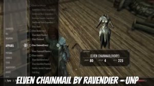 Skyrim SE Xbox One Mods|Elven Chainmail By RavenDier - UNP
