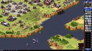 Red Alert 2 - Fast build map vs 7 Brutal Ai Soviets - Extra Hard Mod