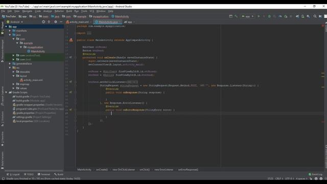 Клиент сервер в Android Studio. Java + PHP + MySQL
