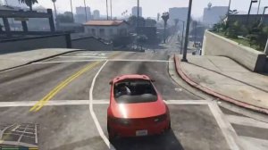 Трюк в GTA V Прыжок на машину