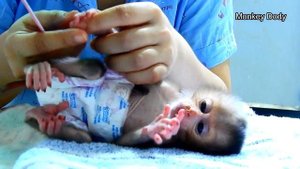 OMG !! Mom Very Care The Nail Higgin Of Newborn Baby Dody, New Mom Is Very Love Dody