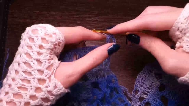 Полукруглая шаль Лилия часть 4 смотреть онлайн