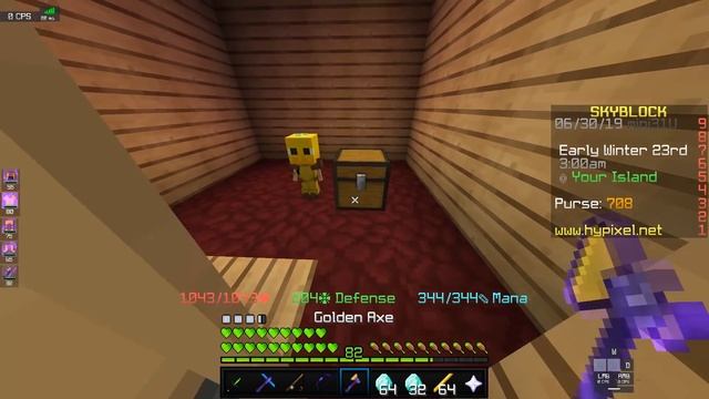 How to get ASPECT OF THE END FAST in Hypixel Skyblock смотреть онлайн