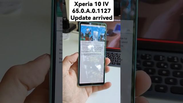 Xperia 10 IV got an update