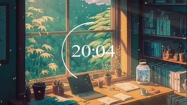 50/10 Pomodoro Timer ★︎ Cozy Room with Lofi Music for Relaxing, Studying and Working ★︎ 3 x 50min