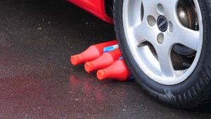 ЭКСПЕРИМЕНТ: МАШИНА vs 100 БАНОК КОКА КОЛЫ