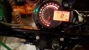 Установка панели приборов RX2N на мотоцикл.