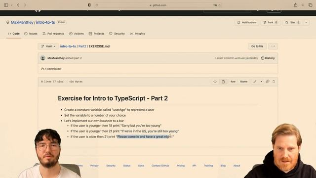 Coding Exercises #2 I TypeScript Basics #07