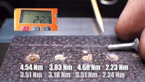 Тест прессом на разрыв. Сколько КГ нужно, что бы порвать саморез.