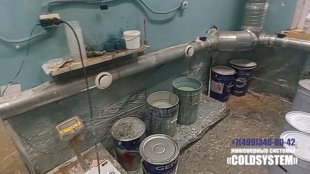 Приточно-вытяжная вентиляция для колеровки красок