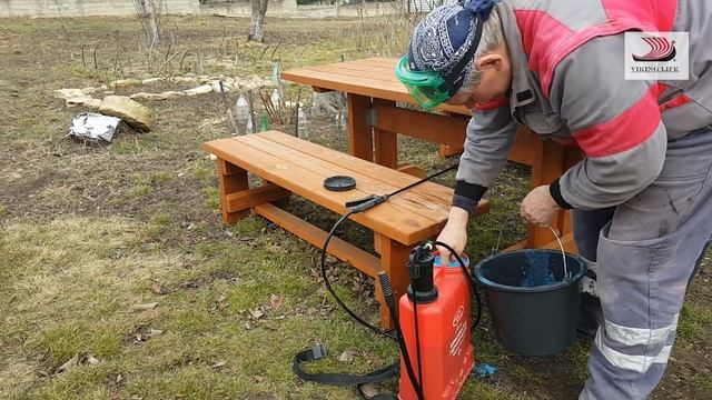 #315 Первая весенняя обработка сада/Бордоская смесь/садовые работы на участке. смотреть онлайн