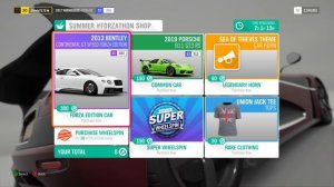 Forza Horizon 4 Forzathon Shop - I made some mistakes + Forzathon Points Forza Horizon 4 (FH4)