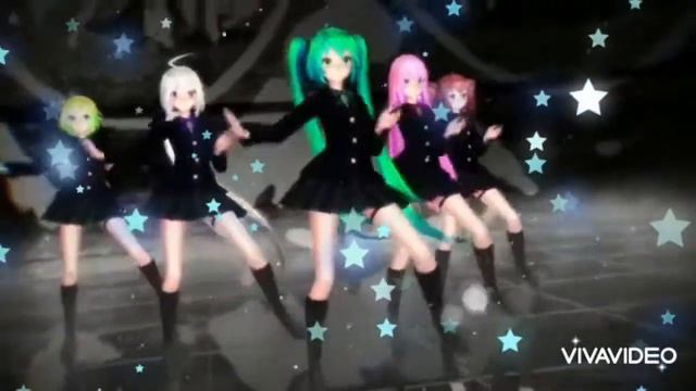 psy gentleman vs little apple MMD remix смотреть онлайн