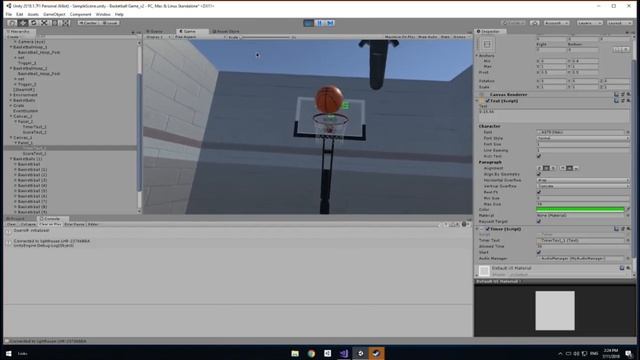 VR Basketball Game made in Unity смотреть онлайн