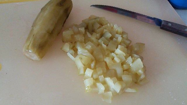 Картофельный салат с крабовыми палочками