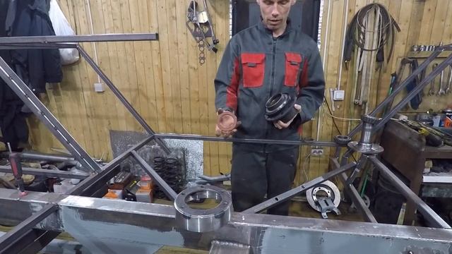 Изготовление центральной подкачки, на колеса низкого давления. смотреть онлайн