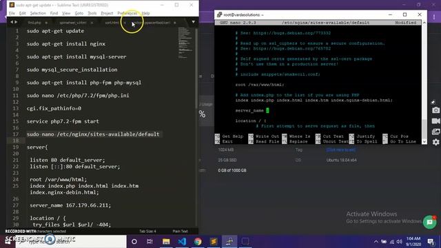nginx insallation on VPS cloud hosting part 02