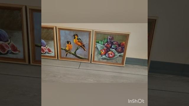 комплект картин пастелью #картина #красота