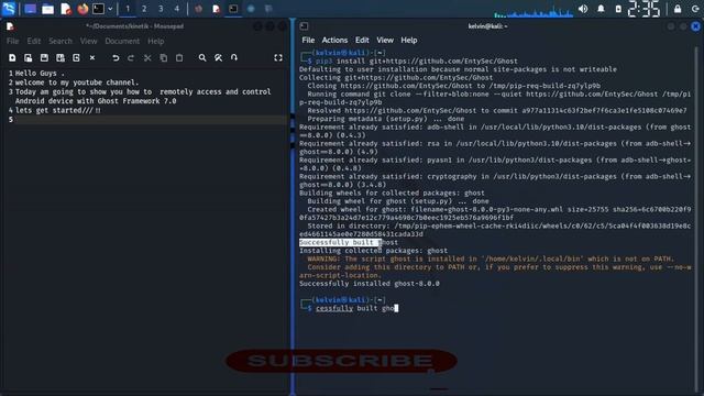 Ghost Framework   Android post exploitation framework