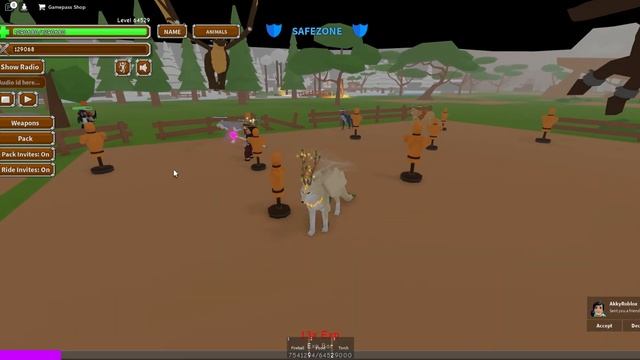 All robux wolf skins in Animal simulator (Roblox) ??? смотреть онлайн