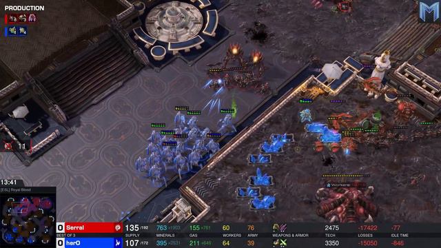 🇫🇮 Serral (Z) vs 🇰🇷 herO (P) - Gruppe C - IEM Katowice 2023 - StarCraft 2 - Cast 2149 смотреть онлайн