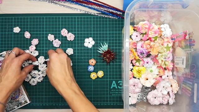 Цветы для скрапбукинга своими руками смотреть онлайн