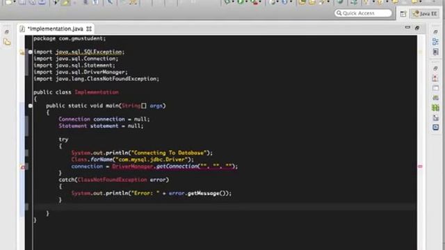 3. Уроки по JDBC (Java) - Соединение с базой данных смотреть онлайн