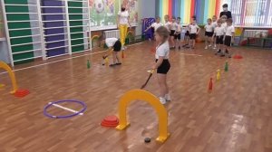 Физкультурный досуг "Зимние забавы" (инструктор по физкультуре Киреева Т.А.)