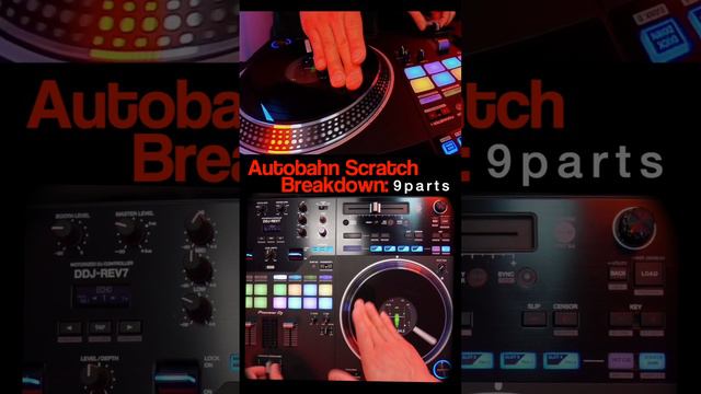 Autobahn DJ Scratch record movement breakdown in less than 30 seconds!