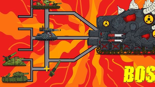 Мега танки VS Босс - Мультики про танки смотреть онлайн